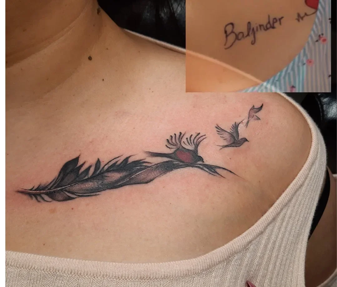 Cover-Ups tattoo by Fari Dane